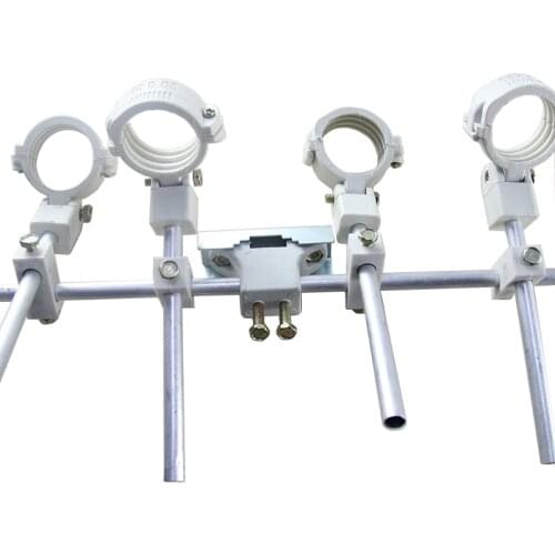 Ku band lnb holder for 5 pcs of lnbs High Quality ku band lnb China lnb ku band Suppliers Aluminum tube and plastic fixture