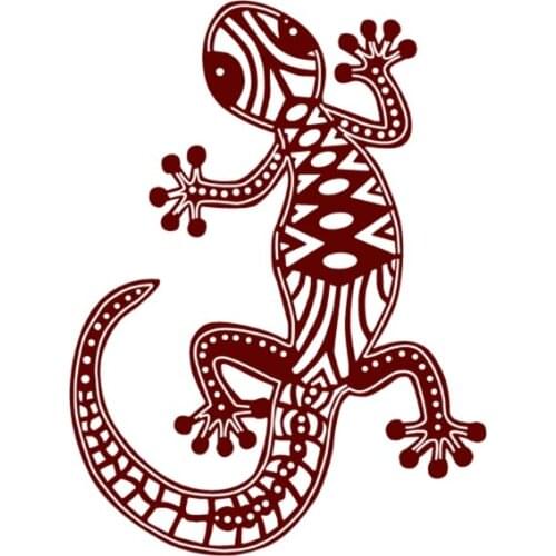F2TE Gecko Metal Cutting Dies Stencil Scrapbooking DIY Album Stamp Paper Card Embossing Decoration Craft