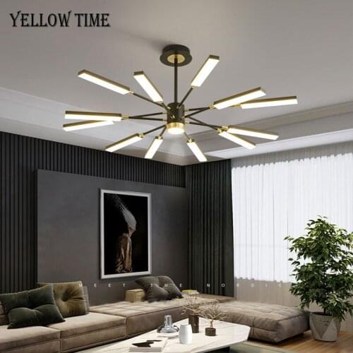 New Arrival LED Chandelier Metal Ceiling Chandeliers Lighting For Living room Bedroom Kitchen Home Hanging Lamp Luxury Luminaire