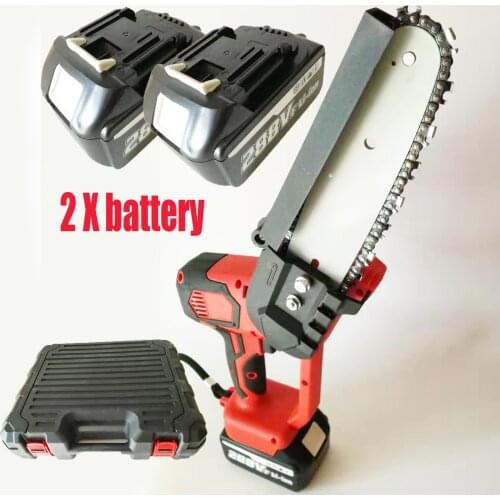 Chain Saw electric pruning saw rechargeable small electric saw household one-handed garden logging mini electric chain saw