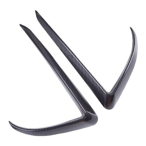 Suitable for Tesla model3 front fog lamp scrambling frame cover surrounding deflector modified accessories decoration