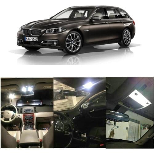 22x LED interior lighting complete set For BMW 5er F11 Touring reading light rear lights error free