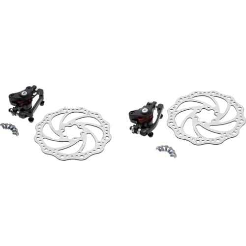 Durable Mechanical Disc Brake, Bike Disc Brake Caliper Lock 160mm Rotor Front