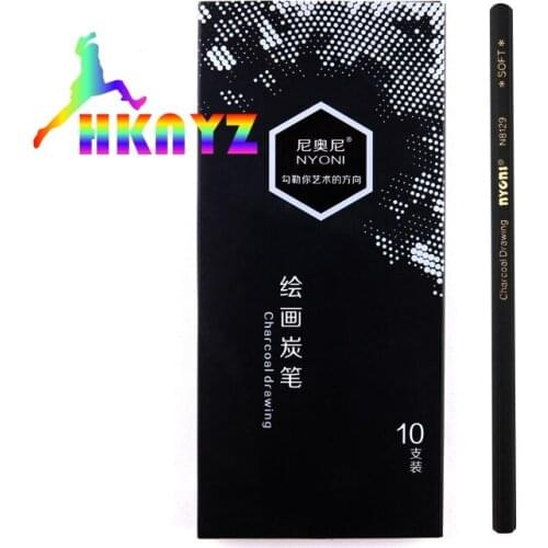 Neoni charcoal pen NYONI charcoal pen art sketch sketch charcoal pen soft medium hard professional painting pencil carbon pen
