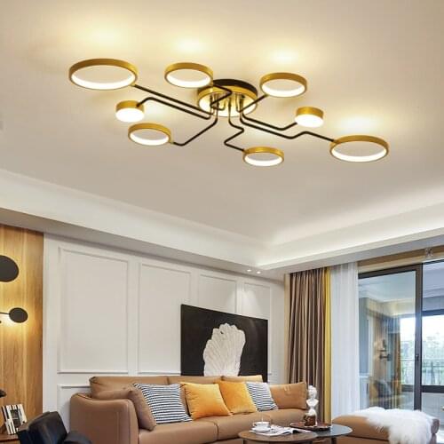 Modern living room LED ceiling lamp bedroom chandelier dining hall corridor ceiling lamp LED chandelier lighting