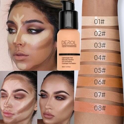 Waterproof Long Lasting Matte Face Foundation Cream Concealer Full Coverage Matte Base Professional Makeup Skin Tone Corrector