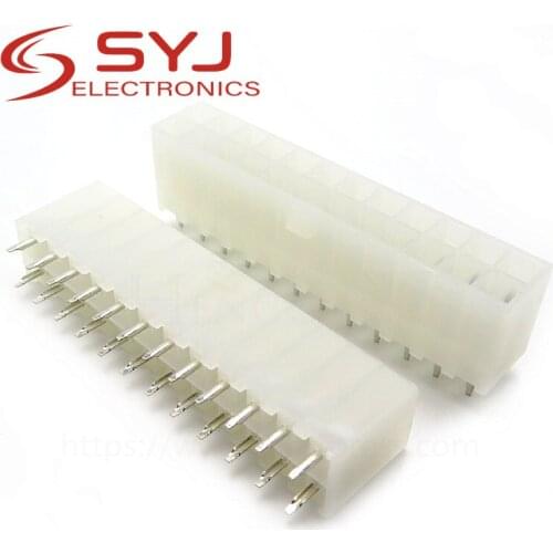 10pcs/lot Motherboard 24-pin ATX seat the board 24-pin ATX socket 24 -pin motherboard con tor In Stock