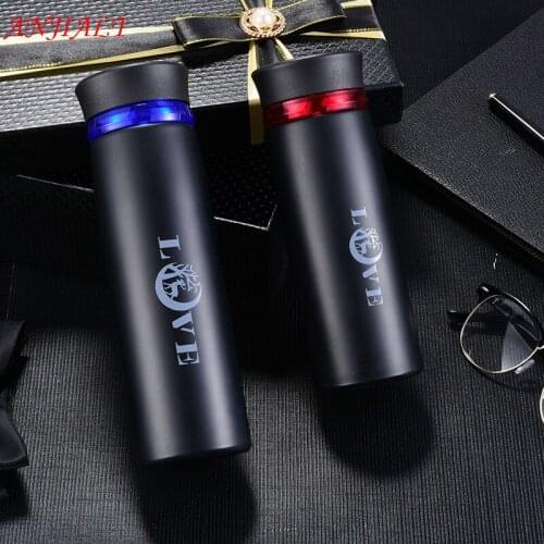 400ML Cute Thermos Stainless Steel Vacuum Flask Insulated Thermal Cup Originality Sport Bottle Garrafa Termica Coffee Thermo Mug