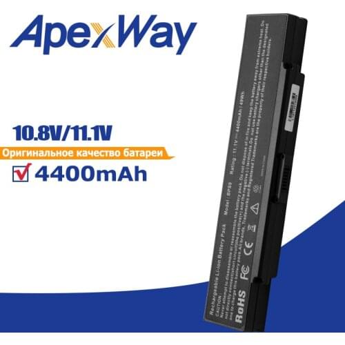Apexway Black Laptop battery for SONY VAIO VGP BPS9 BPS10 BPL9 BPL10 VGP-BPL9 VGP-BPS9A/B VGP-BPS9/S VGP-BPS9A/S VGP-BPS9/B