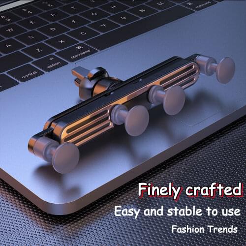 Car Mount New Style Car Phone Holder Strip Car Air Outlet-Mobile Phone Bracket Car Universal Navigation Gravity Holder