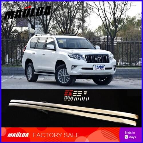 Aluminium Alloy silver color Car Roof Rack Rails Luggage Carrier Baggage for prado 2011 2012 2013 2014 2015 2016 2017 2018