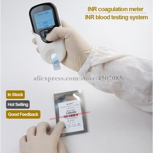 CE Certification INR coagulometro INR testing machine PT INR meter INR test kit INR machine with 12pcs PT INR test strips INR PT