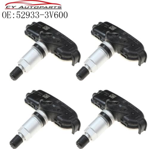 4PCS New TPMS Sensor Tire Pressure Sensor For 2014-2017 Hyundai i40 Grandeur Azera Hyundai i40 52933-3V600 529333V600 433MHZ