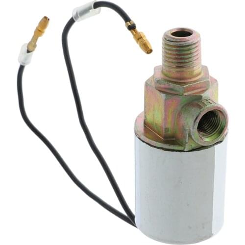 12/24V Car Solenoid Valve Horn Auto Air Horn Electric Solenoid Valve 1/4" Outlet 1/8" Inlet 180Psi For Truck Trailer RV ATV Quad