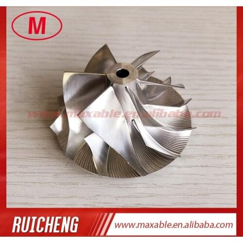 GT15-25 49.50/63.00mm 6+6 blades high performance turbocharger billet/milling/aluminum 2618 compressor wheel