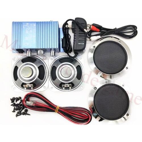 Hi-Fi Audio Stereo Amplifier Arcade Game Audio Kit 4 inch Speaker for Raspberry Pi Multi Game PCB Pinball Machine