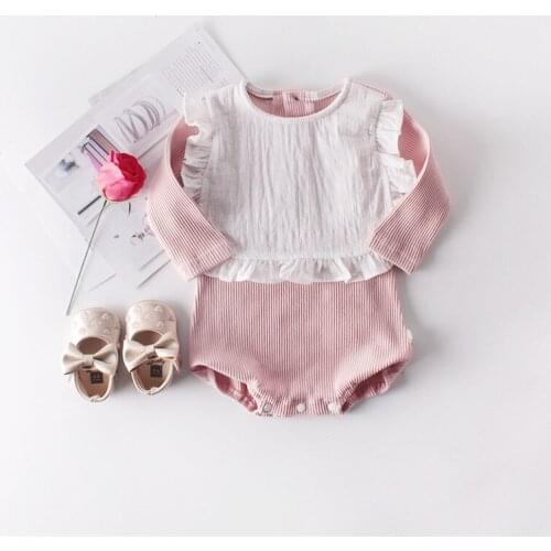 Baby Girl Romper Autumn Spring Newborn Baby Clothes Cotton Infant Romper For Girls Jumpsuit Long Sleeve Infant Baby Girl Clothes