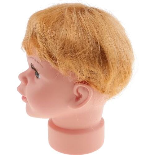 Baby Boy Mannequin Manikin Head With Wig For Kids Child Glasses Hat Display