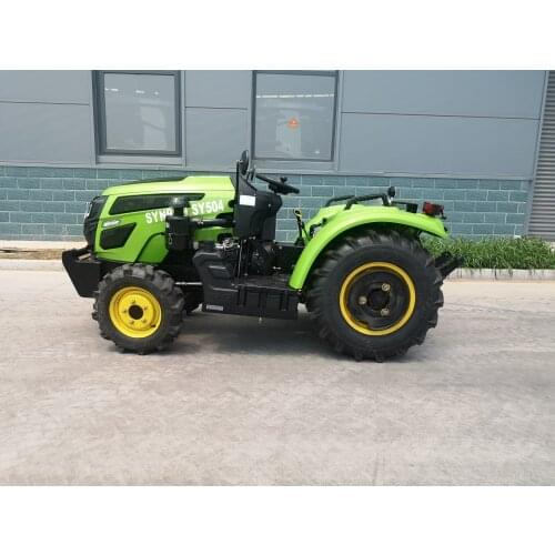 Mini Greenhouse Machine Four Wheels Hydraulic Orchard Tractors Multifunction Agricultural Tractors