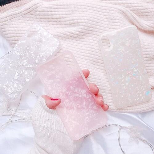 Marble Phone Case For huawei P20 P20plus P30 p30 plus Dream Shell Pattern Cases Soft TPU Silicone for huawei nova 3 nova4 coque