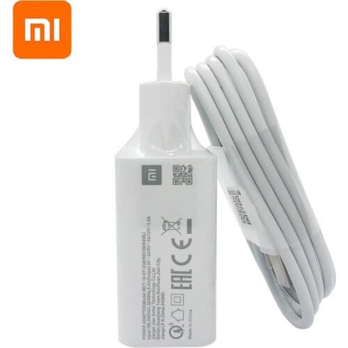 XIAOMI MI 9SE Original Fast Charger Quick Turbo Charge Adapter Micro Usb Type C Cable for Mi 9 8 SE CC9 A3 Mix Redmi Note7 6 5 4
