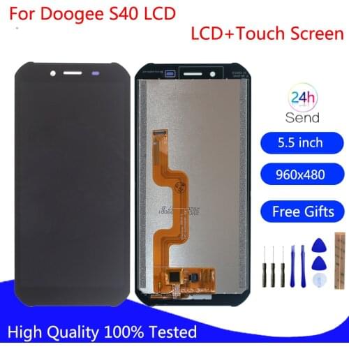 Original For Doogee S40 LCD Display Touch Screen Digitizer Repair Parts For Doogee S40 Screen LCD Display Free Tools