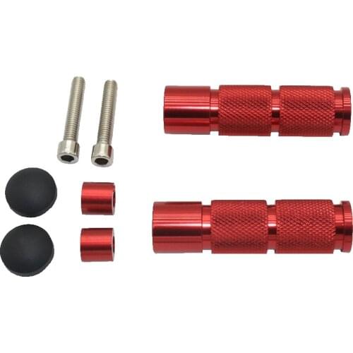 Pair Motorcycle Motorbike Footrests Foot Pegs / Rests 90mm Length