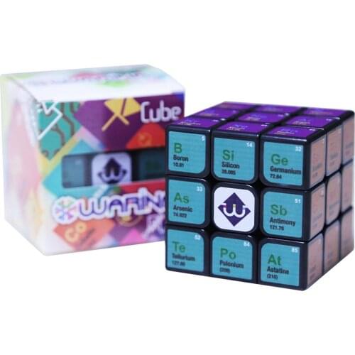 Magic Cube 3x3x3 Puzzle Element Period Chemistry Learning Neo Magico Cubo Educational Toys Gifts for Children Adults