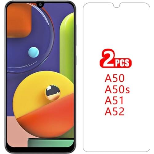 Tempered glass screen protector for samsung a51 a52 5g a50s a50 case cover coque on samsumg galaxy a 52 51 50 s 50s 51a 52a 50a