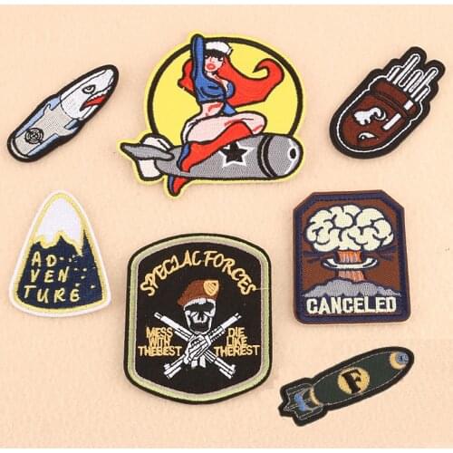 1pcs Mix Car Patches for Clothing Iron on Embroidered Sew Applique Cute Patch Fabric Badge Garment DIY Apparel Accessories-16