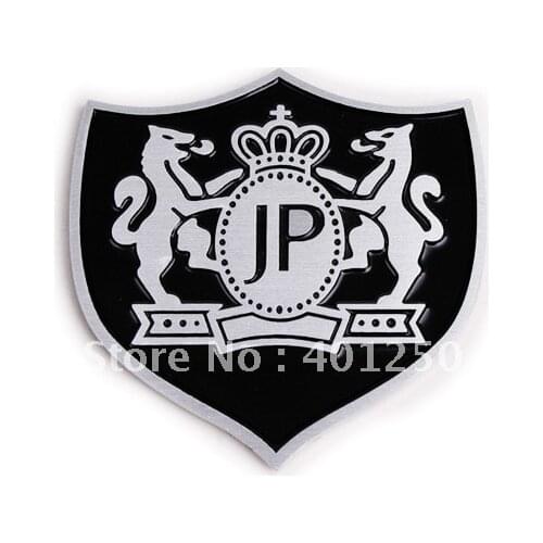 1 Pcs Jp emblem aluminum alloy emblem stickers stereo car badge Car Styling