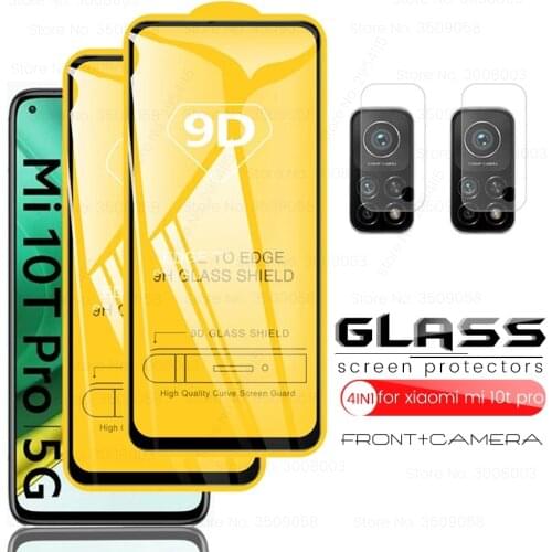4in1 camera lens protective cover for xiaomi mi10t mi 10t 10 t pro tempered glass for xiomi xiaomi10t screen protector film