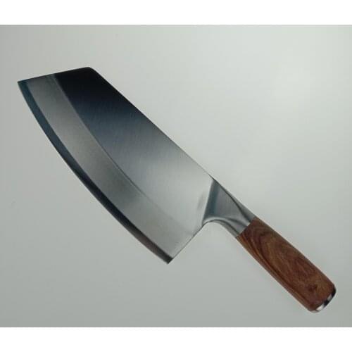 8 inch Chinese Kitchen Knife 4cr13 Stainless Steel Chef Knife Razor Sharp Blade Meat Cleaver Chopping Knife for Vegetable Fish