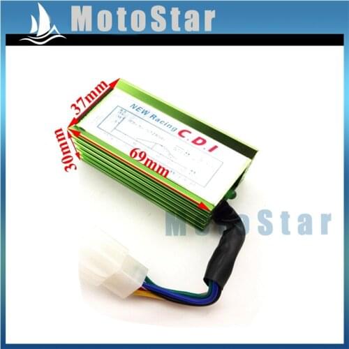Aluminum Green 5 Pin Racing AC Ignition CDI Box For 50cc 70cc 90cc 110cc 125cc 150cc 160cc Engine ATV Quad Pit Dirt Bike