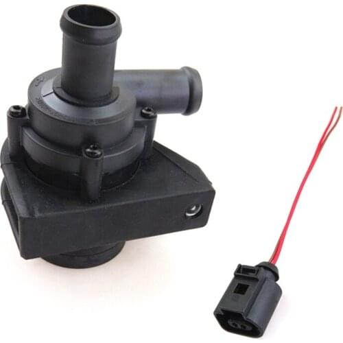 Engine coolant additional Auxiliary Water pump&Cable Plug For Passat B6 B7 Golf 5 MK5 6 MK6 CC Tiguan A3 Q3 TT Seat leon Altea