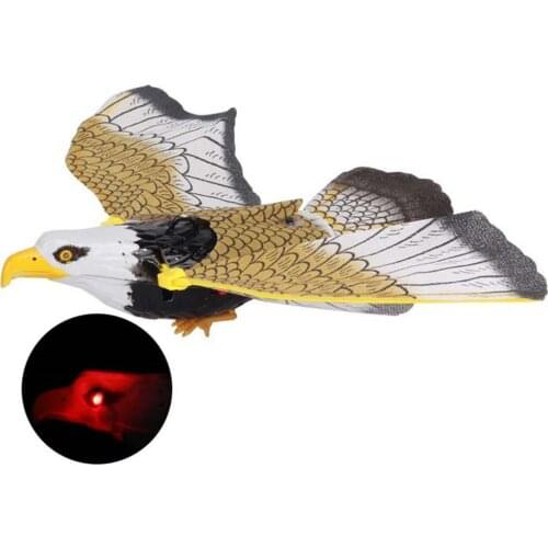 Electronic Flying Eagle Sling Hovering Bird Model with LED Sound Kids Toy Gift Electric 360 degree flying eagle