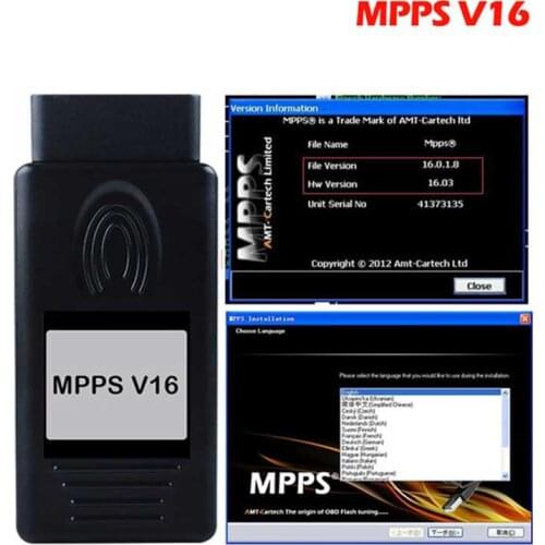 JIAMEN A+++ Quality ECU Chip Tuning MPPS V16.1.02 for EDC15 EDC16 EDC17 Inkl CHECKSUM CAN Flasher Remapper