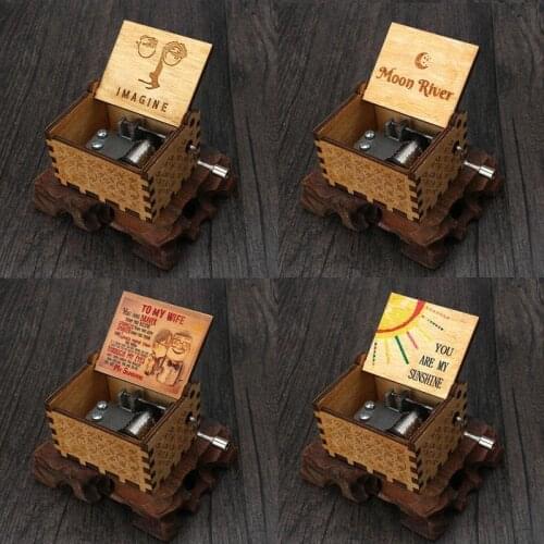 HOT Theme song bella ciao Hand Crank La Casa De Papel bella ciao Music Box Money heist Paper House Musical for Christmas gift