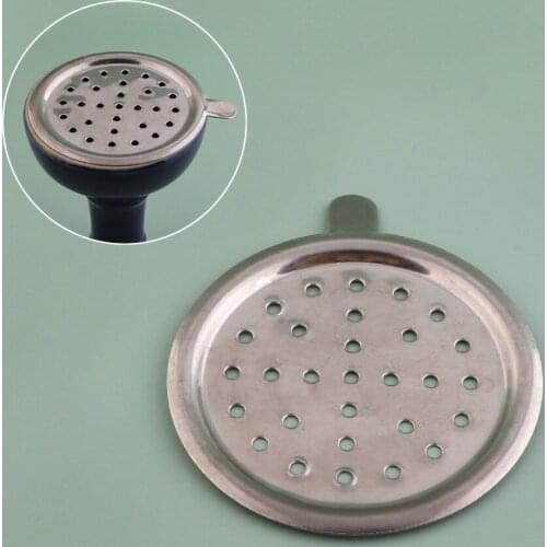 2Pcs Metal Hookah Charcoal Holder With Hole Dark Shisha Hookah Nargile Narguile Screens Cigarette Accessories Chicha Cachimba