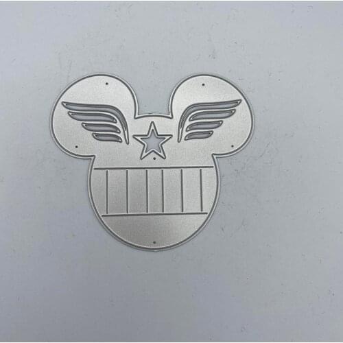 Metal Cutting Dies Wing star banner for DIY Scrapbooking/photo album Decorative Embossing Paper Cards