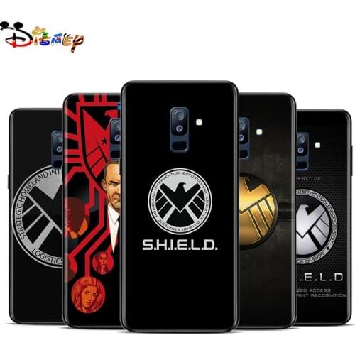 Silicone Cover Marvel SHIELD For Samsung Galaxy A9S A9 A8S A8 A7 A750 A6S A6 A5 A3 Star Plus 2016 2017 2018 Soft Phone Case
