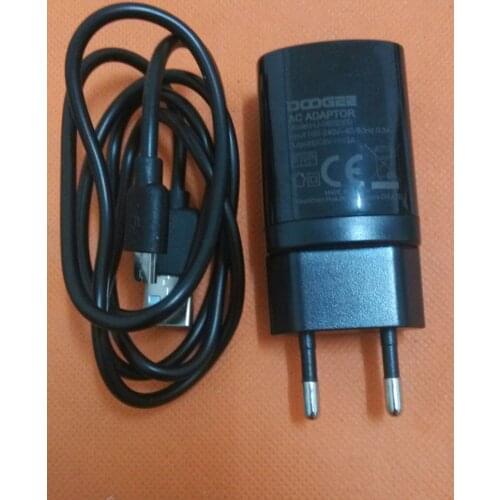 Original Travel Charger Plug Adapter+ USB Cable for Doogee F5 4G LTE 5.5" MTK6753 Octa Core FHD 1920x1080 Free Shipping