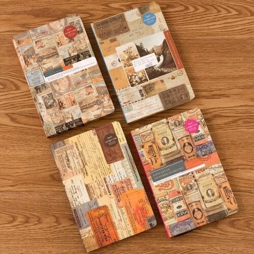 Retro Creative Notebook Exquisite Diary Book Unique Appearance Design Office Work Notebook Material Escolar Papelaria