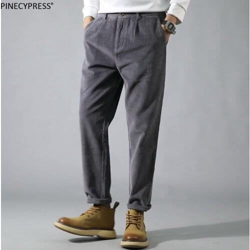 Мужские вельветовые брюки Pinecypress China At AliExpress