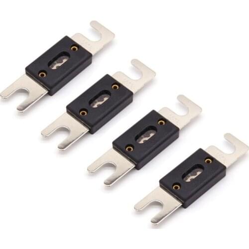 20PCS/LOT Nickel Plated Car Audio Auto Fuse Blade ANL Fuse 80A 100A 150A 200A 250A 300A