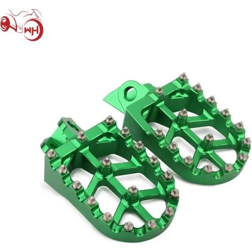For KAWASAKI KX65 KX80 KX85 KX100 KX 65 80 85 100 For Suzuki RM65 RM100 RM 65 100 Motorcycle CNC Footrest Footpeg Foot Pegs