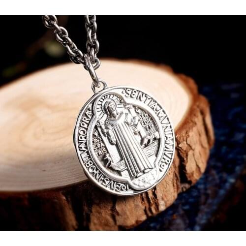 S925 Silver Personality Thai Silver Seiko Mens Old Jesus Pendant