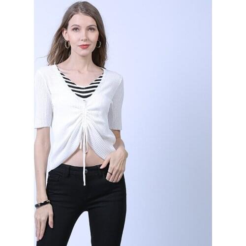 Женские футболки с коротким рукавом SFFZ China At AliExpress