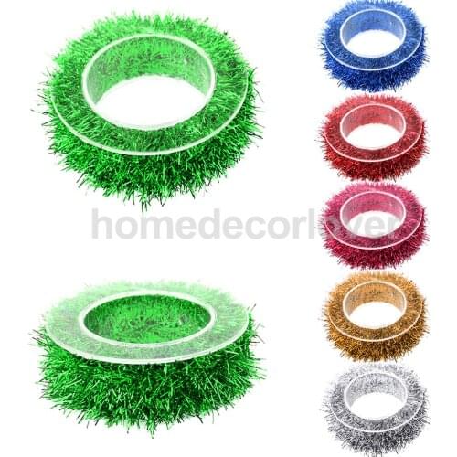 1.5m Slim Metallic Tinsel Garland for Christmas Tree Festival Birthday Wedding Party Decoration DIY