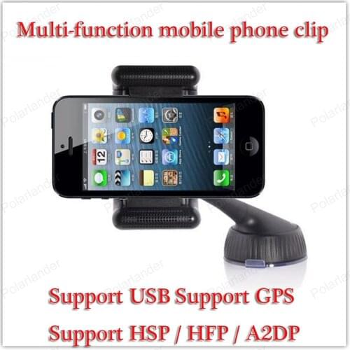 Built-in Bluetooth Multi-function mobile phone clip Support USB Support HSP/HFP/A2DP Bluetooth V3.0 Support GPS